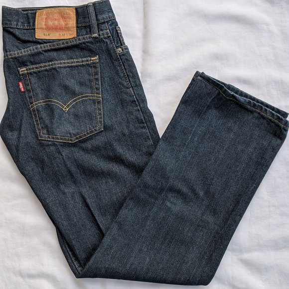 LEVIS 514 STRAIGHT FIT JEANS MEDIUM WASH - Picture 1 of 2